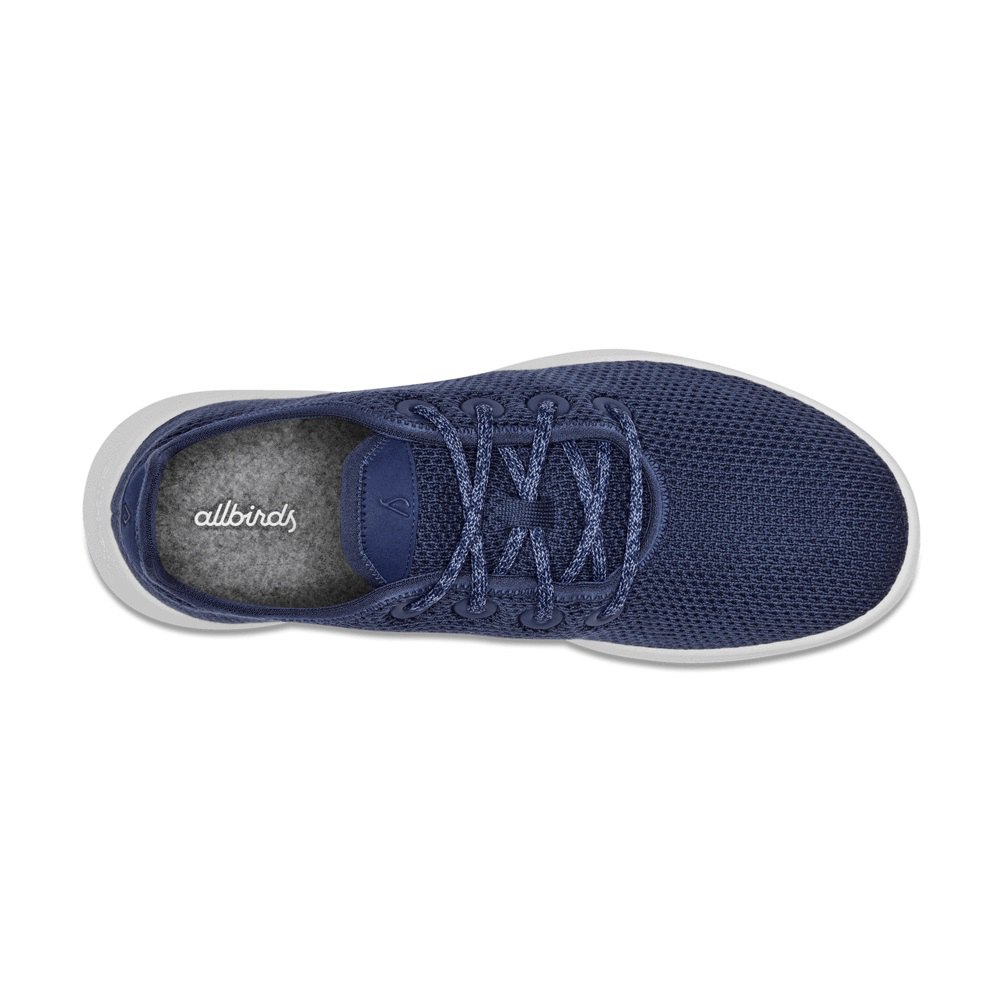 Allbirds Men\'s Sneakers Navy - Tree Runners - 68724LUDY